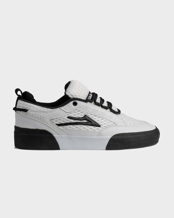 Aran - White Leather Black