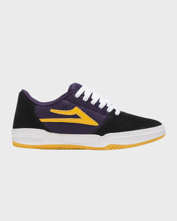 Brighton Kids - Black/Grape Suede