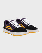 Brighton Kids - Black/Grape Suede