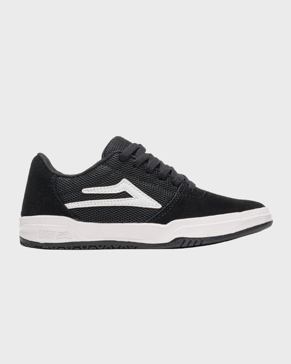 Brighton Kids - Black/White Suede
