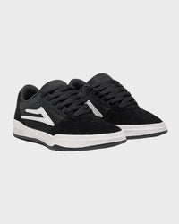 Brighton Kids - Black/White Suede