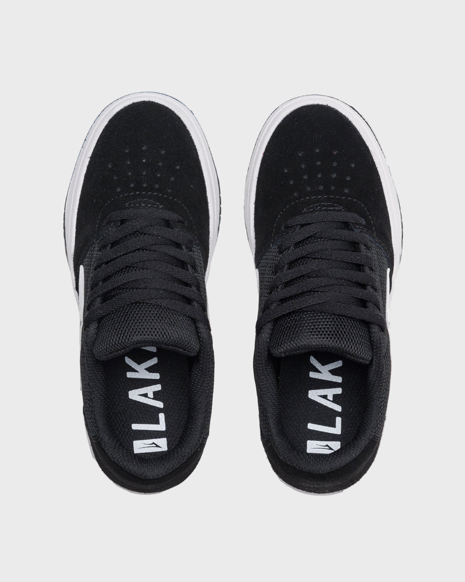 Brighton Kids - Schwarz/Weißes Wildleder