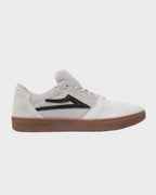 Brighton (Sale) - White/Gum Suede