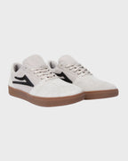 Brighton (Sale) - White/Gum Suede