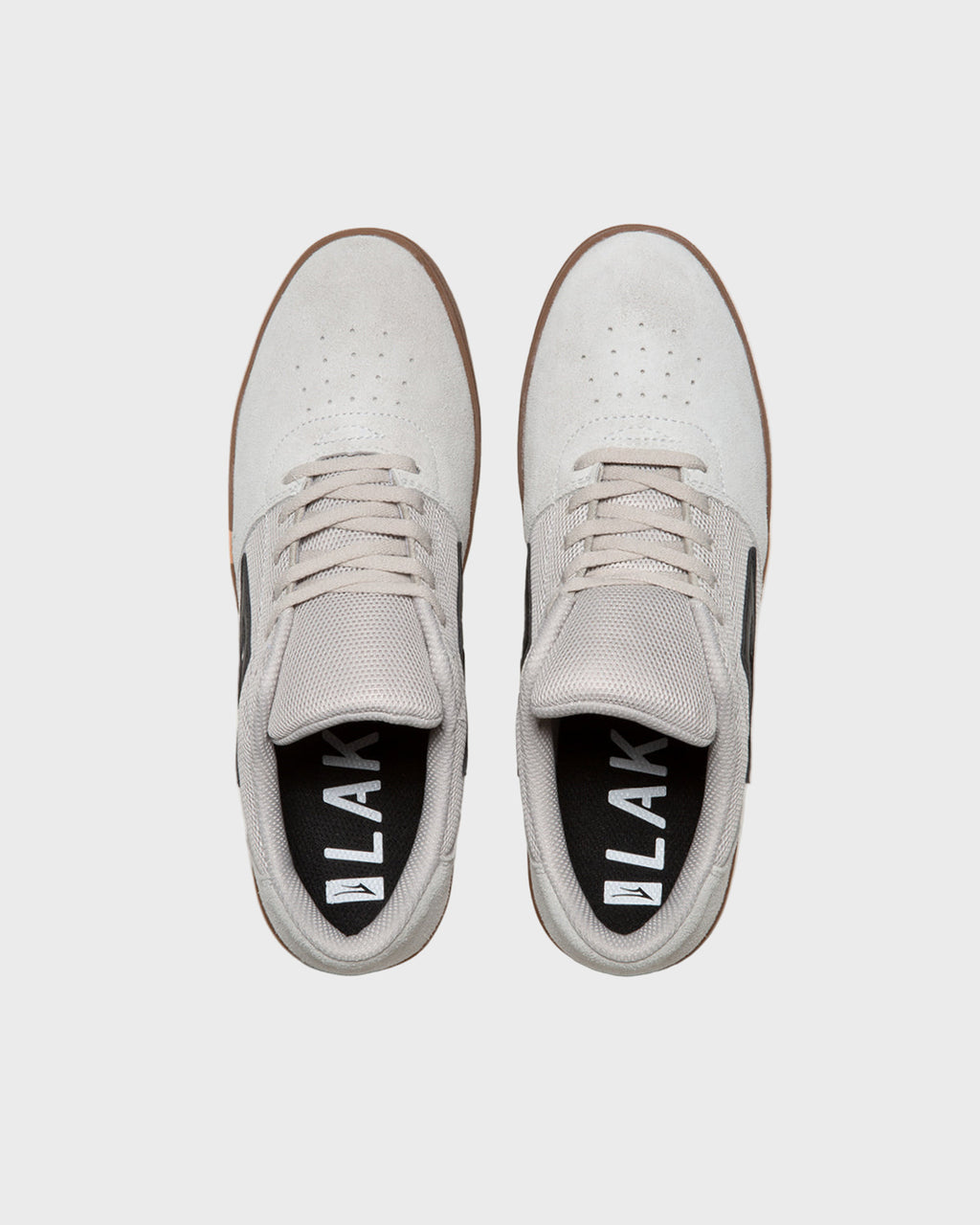 Brighton (Sale) - White/Gum Suede