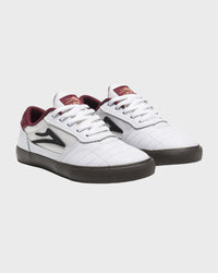Cambridge Kids - White/Gum Leather