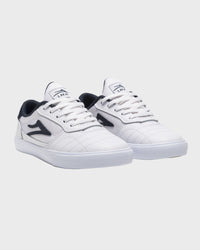 Cambridge Kids - White/Navy Leather