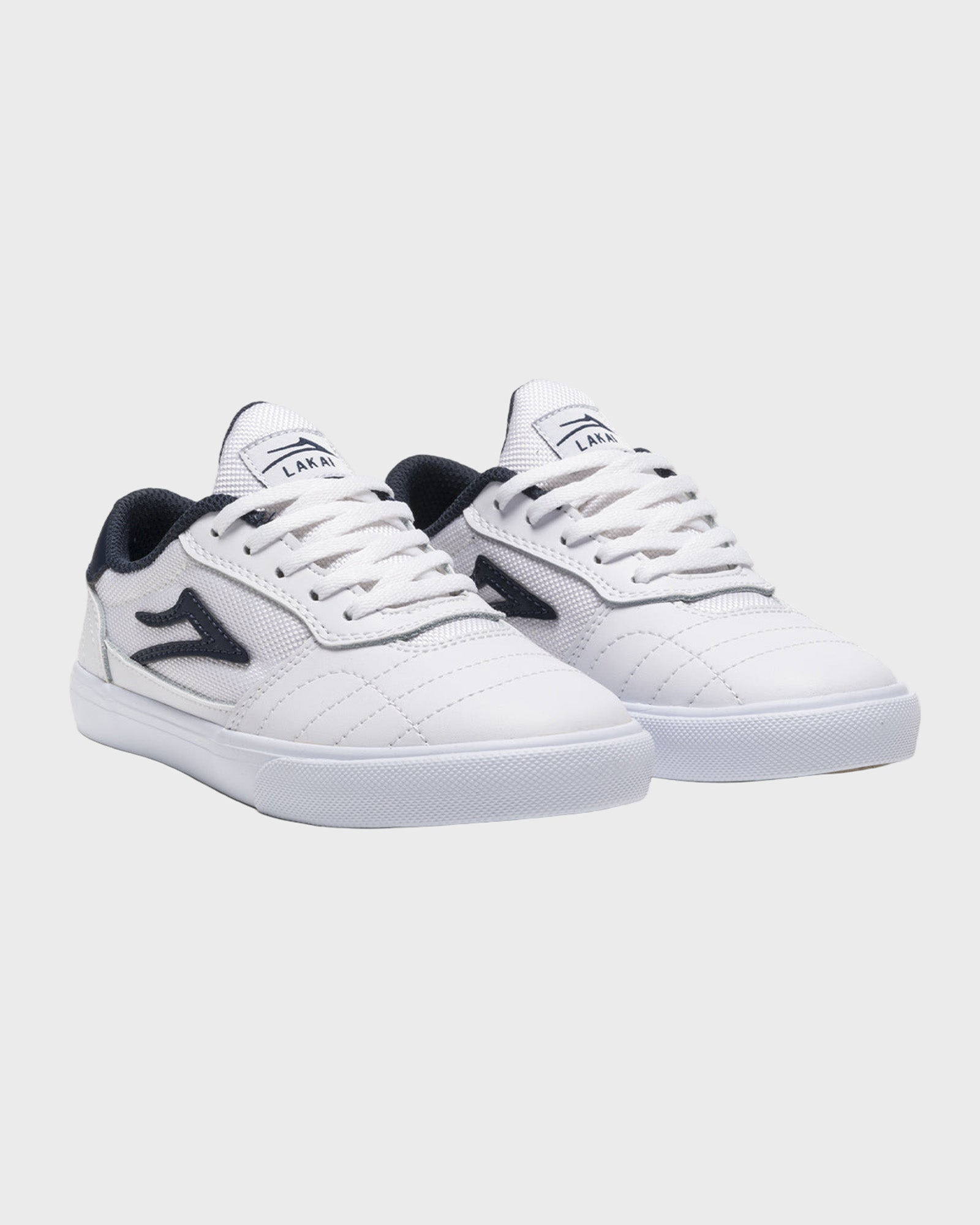 Cambridge Kids - Weiß/Marineblaues Leder