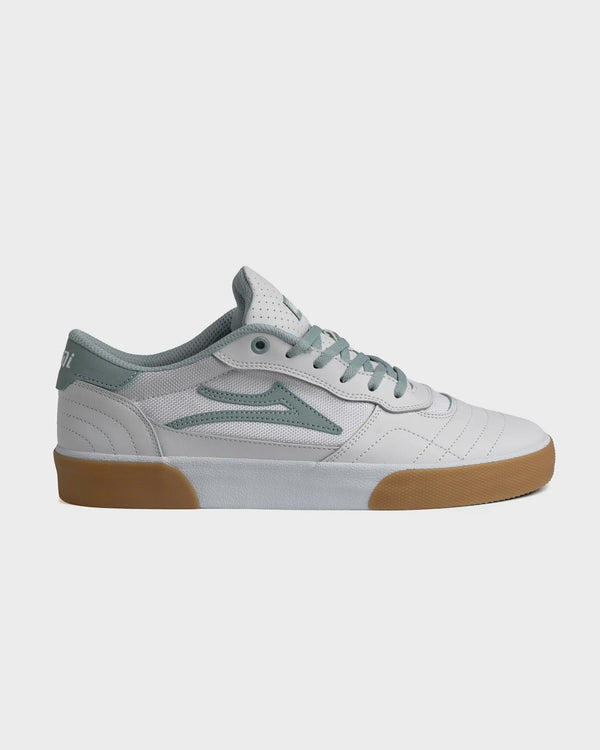 Cambridge- Elite Cuero Blanco Gris Niebla