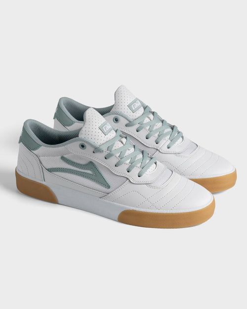 Cambridge- Elite Cuero Blanco Gris Niebla