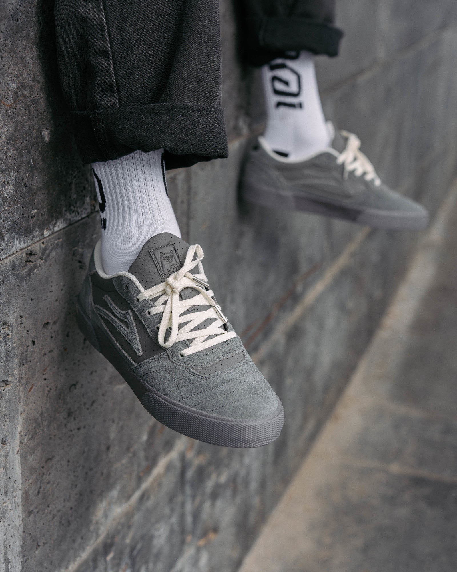 Cambridge - LAKAI X RIPNDIP Grey Suede – Lakai Europe