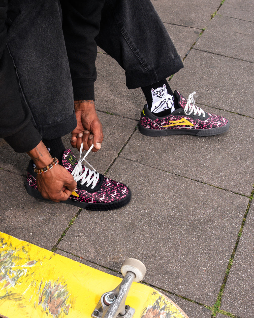 Cambridge LAKAI X RIPNDIP - Pink Flame