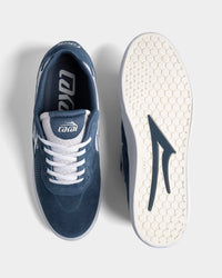 Essex - Light Navy Suede White