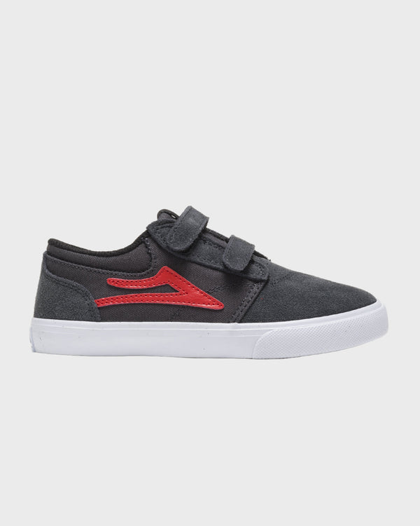 Griffin Kids - Charcoal/Flame Suede