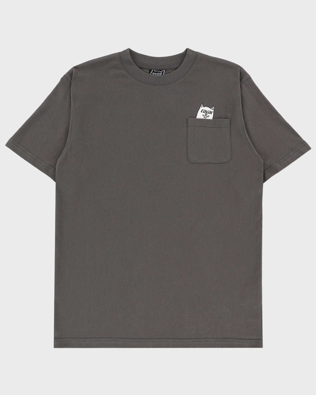LAKAI x RIPNDIP Lord Nerm Pocket SS Tee - Dark Gray