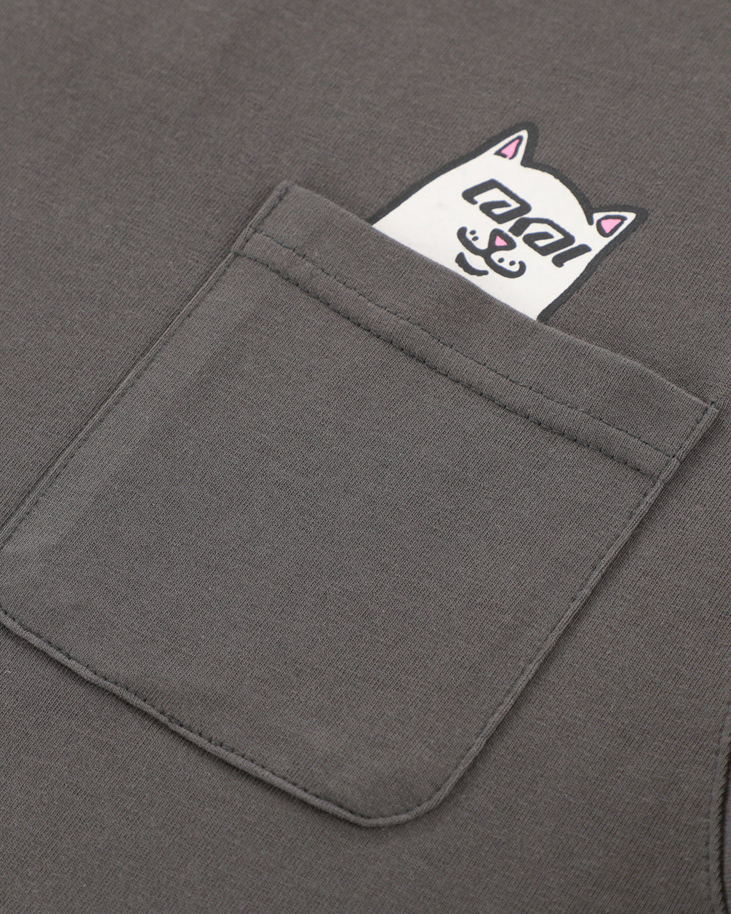 LAKAI x RIPNDIP Lord Nerm Pocket SS Tee - Dark Gray