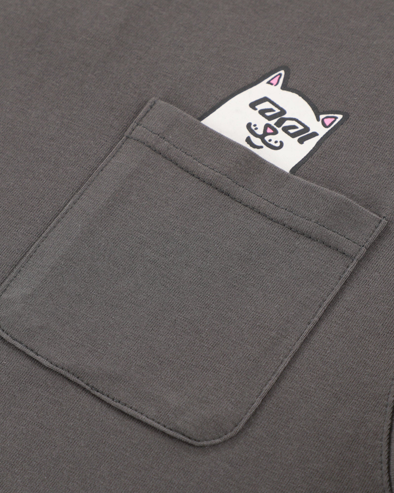 LAKAI x RIPNDIP Lord Nerm Pocket SS Tee - Dark Gray