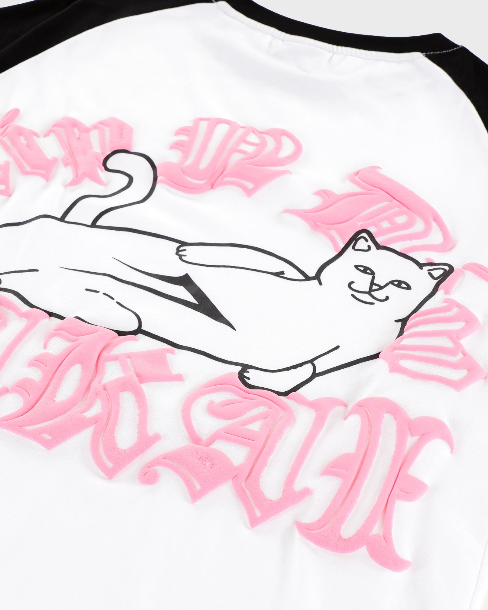 LAKAI x RIPNDIP Raglan SS Tee - White/Black