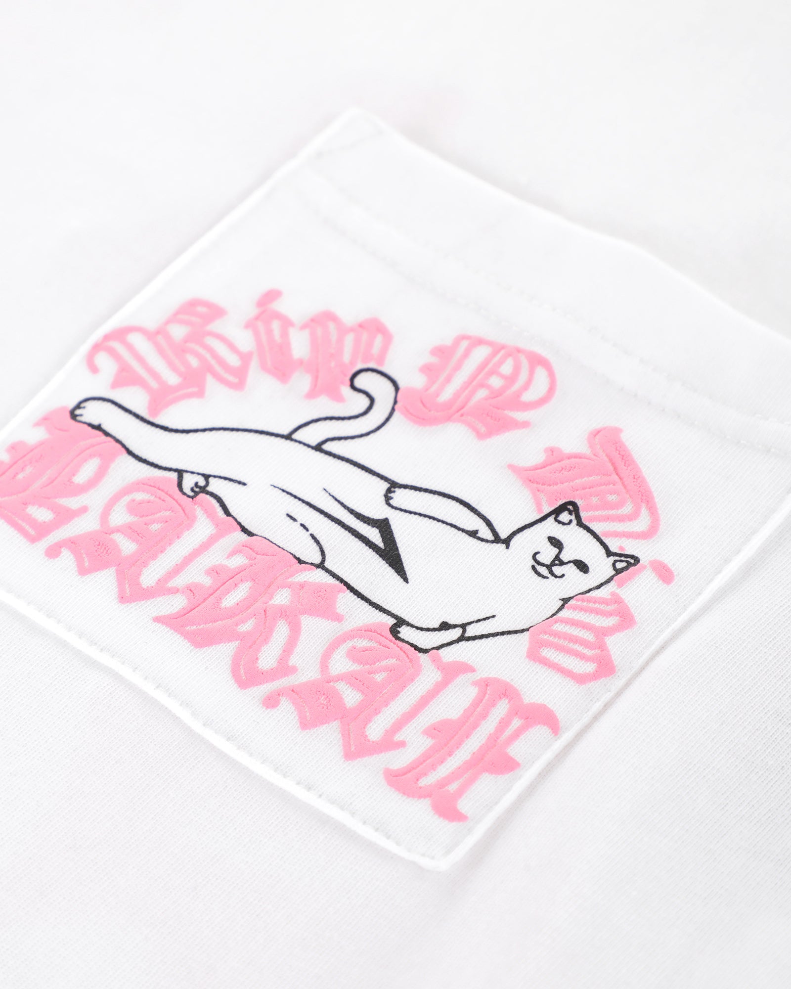 LAKAI x RIPNDIP Raglan SS Tee - White/Black