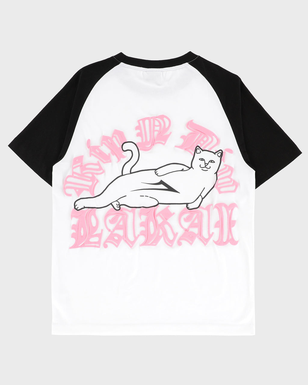 LAKAI x RIPNDIP Raglan SS Tee - White/Black