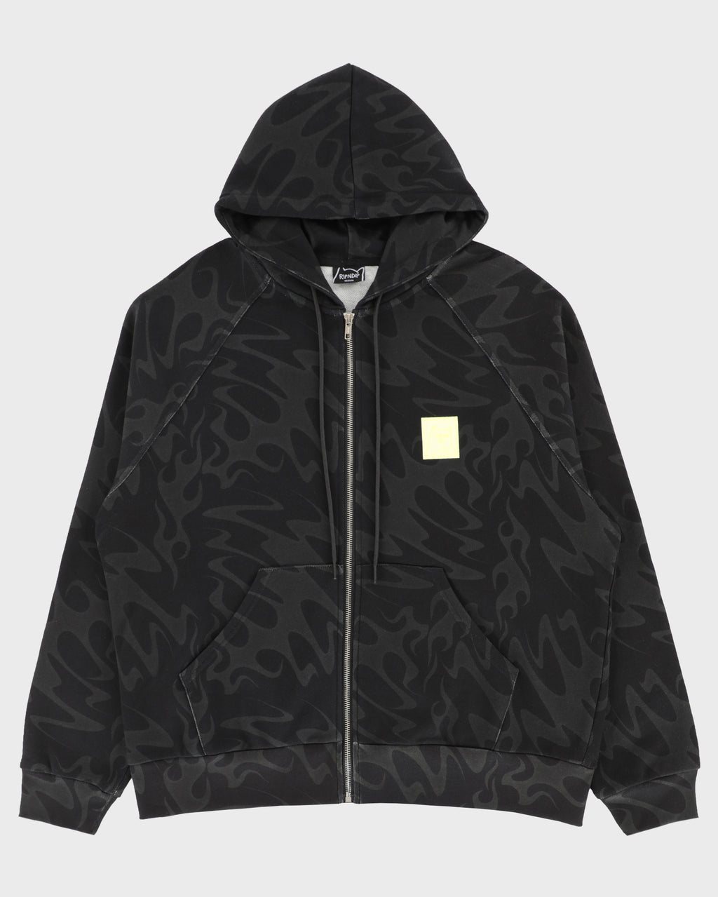 LAKAI X RIPNDIP Flame Zipper Hoodie - Dark Grey