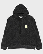 LAKAI X RIPNDIP Flame Zipper Hoodie - Dark Grey