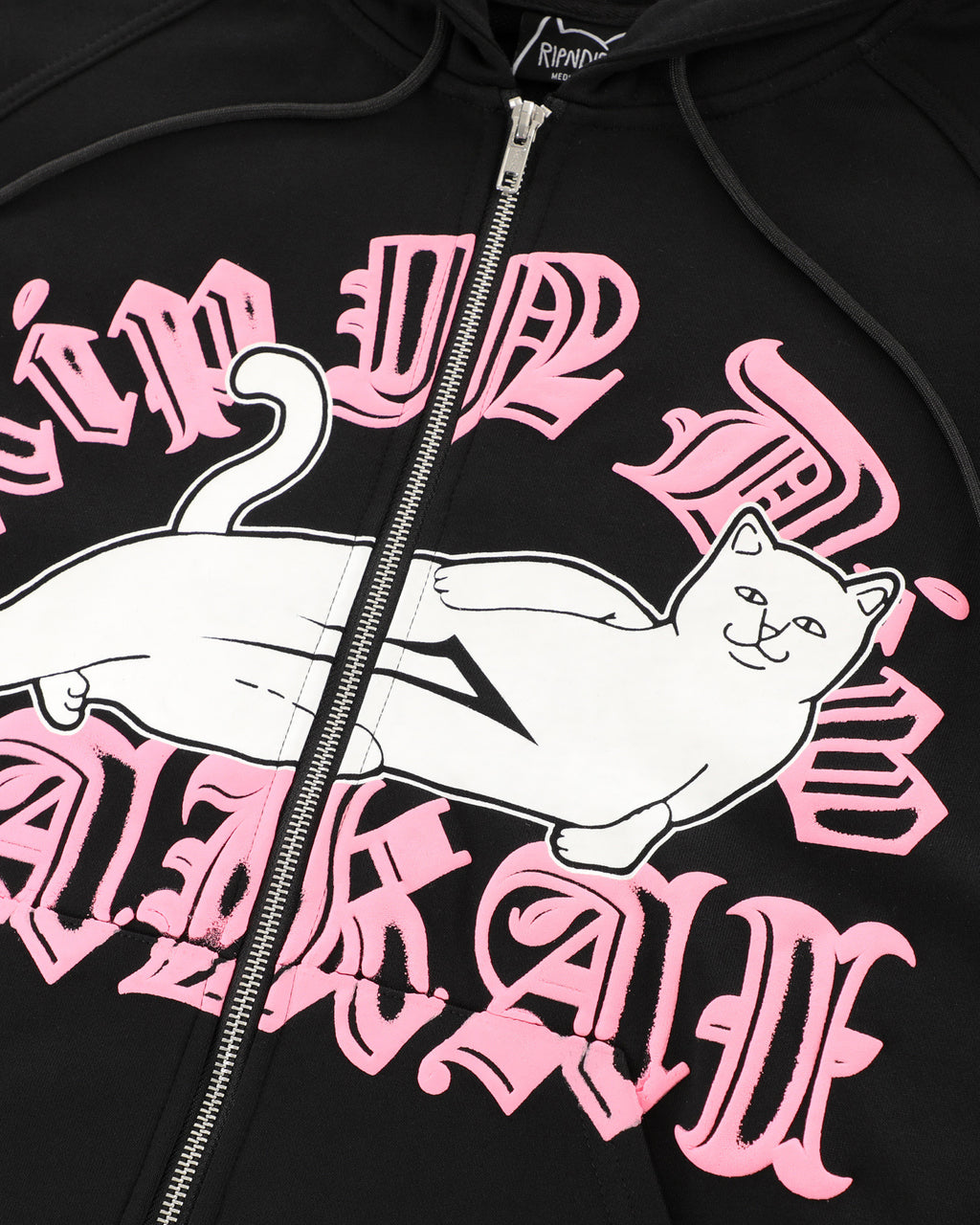 LAKAI x RIPNDIP Zipper Hoodie - Black