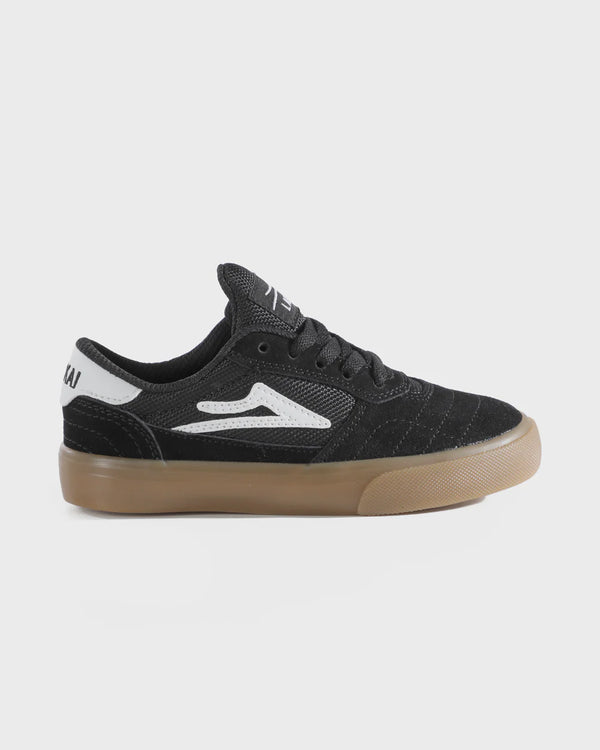 Cambridge Kids - Black/Gum Suede