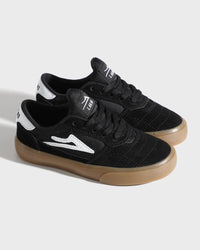 Cambridge Kids - Black/Gum Suede