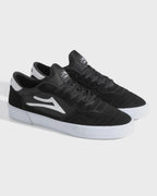 Cambridge - Black/White Suede