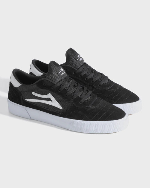 Cambridge - Black/White Suede