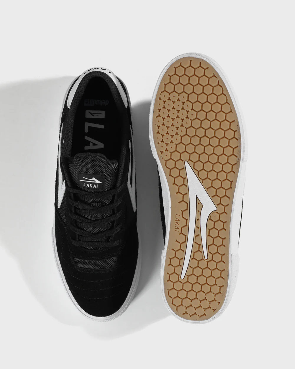 Cambridge - Black/White Suede