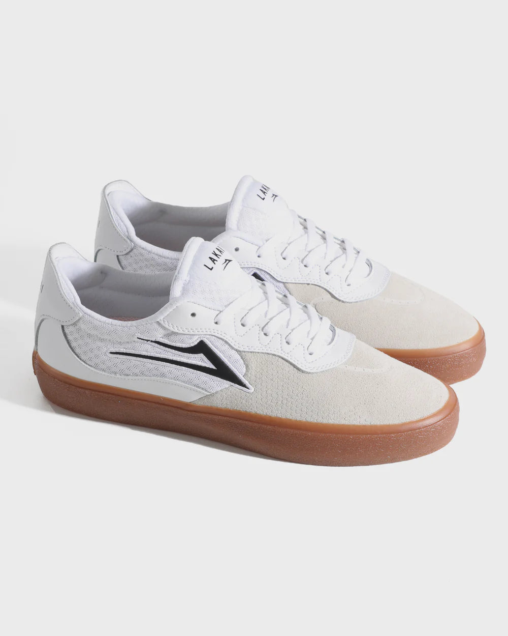 Essex - Cuir Blanc/Gomme