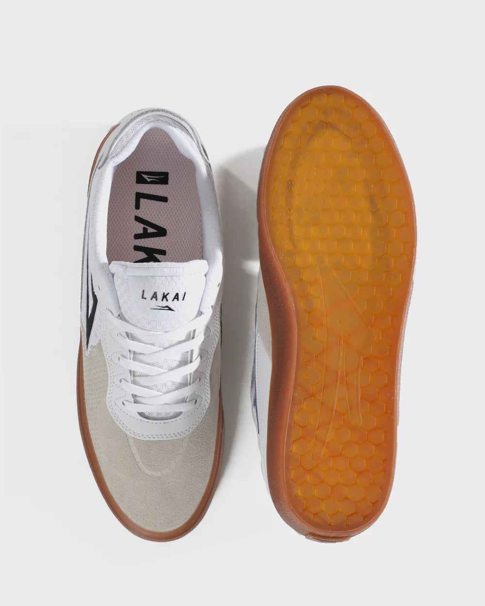 Essex - Cuir Blanc/Gomme
