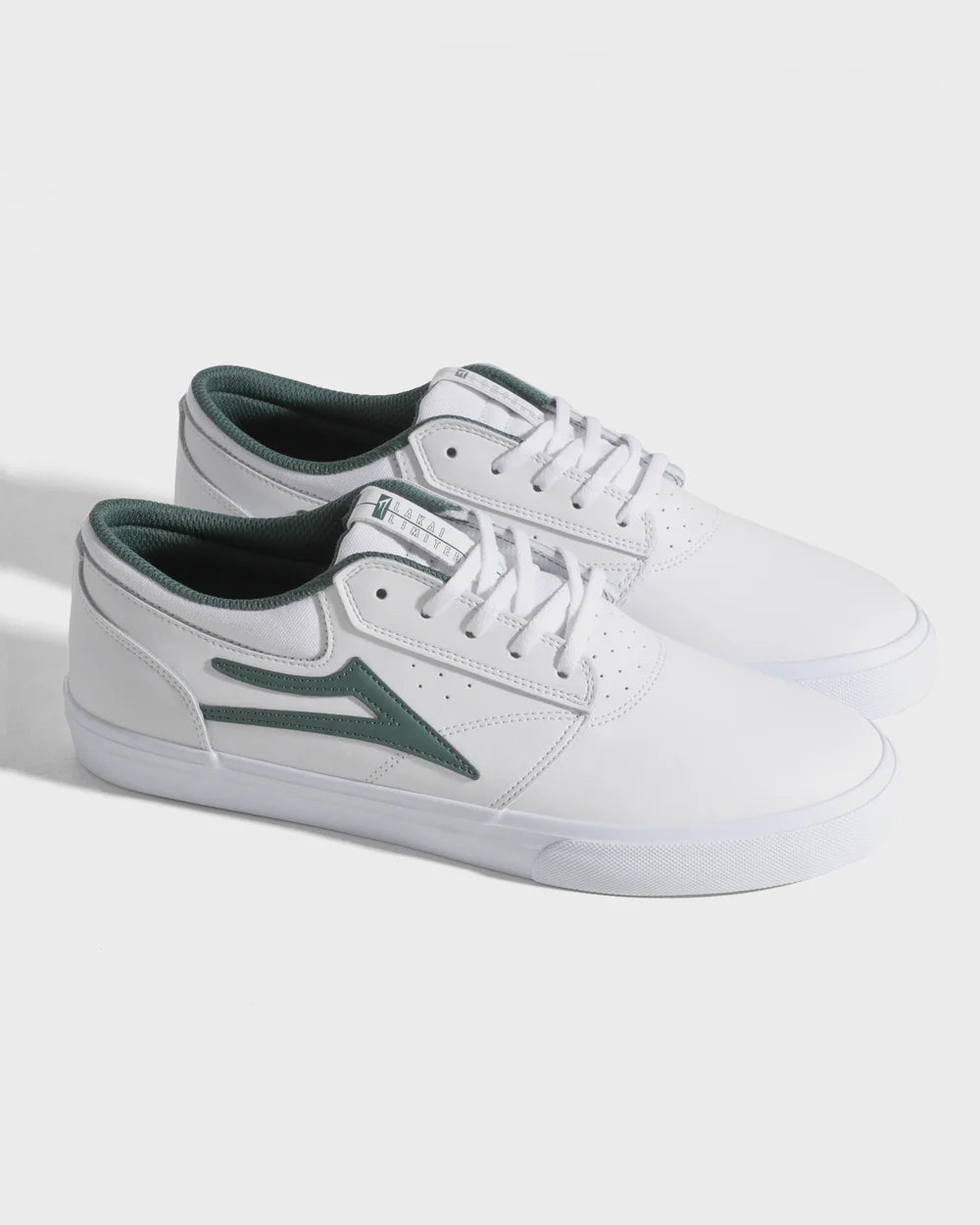 Griffin (Sale) - White/Pine Leather