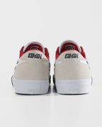 Manchester - Weißes Wildleder Navy Perf