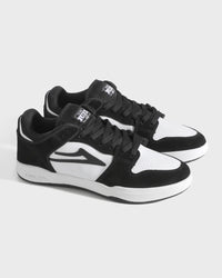 Telford Low - Black White Suede