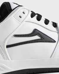 Telford Low - White/Black Leather