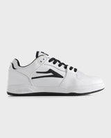 White/Black Leather