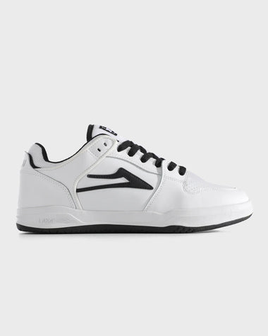 Telford Low - White/Black Leather