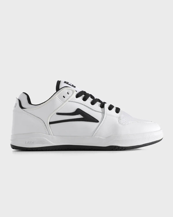 Telford Low - White/Black Leather