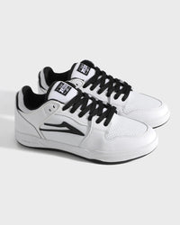 Telford Low - White/Black Leather