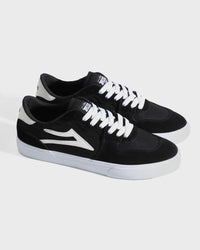 York - Black/White Suede