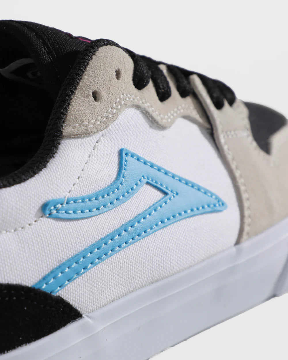 York - Weiß/Schwarzes Wildleder