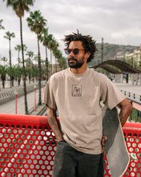 LAKAI x RIPNDIP Lord Nerm Kurzarm-T-Shirt – Grau