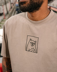 LAKAI x RIPNDIP Lord Nerm Kurzarm-T-Shirt – Grau