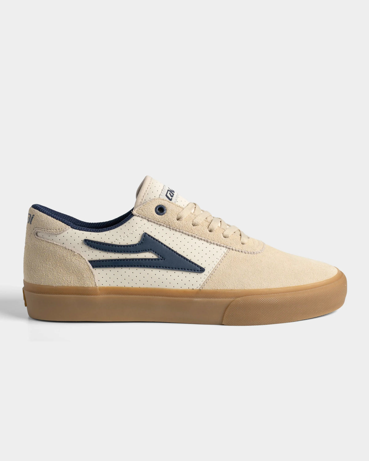 Manchester - Elite Whisper White Suede Navy
