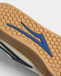 Manchester - Elite Whisper White Suede Navy