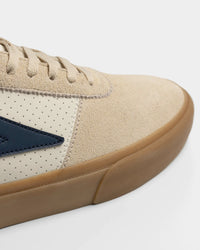 Manchester - Elite Whisper White Suede Navy