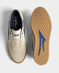 Manchester - Elite Whisper White Suede Navy